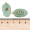 Natural Green Aventurine Pendants G-Z134-05A-3
