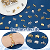   84Pcs 6 Styles Alloy Chandelier Components Links FIND-PH0020-20-4