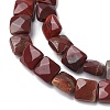 Natural Red Rainbow Jasper Beads Strands G-K359-B08-01-4