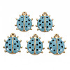 Alloy Enamel Pendants ENAM-N055-027D-NR-1