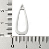 Non-Tarnish 304 Stainless Steel Pendants STAS-B056-25P-3