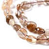 Natural Rutilated Quartz Beads Strands G-G018-47-3