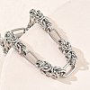 Unisex 304 Stainless Steel Byzantine Chains Bracelets BJEW-G790-06P-3