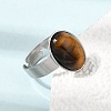 Adjustable 304 Stainless Steel Finger Rings for Women GG-CBA7994-04P-18-2