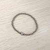 304 Stainless Steel Beads Stretch Bracelets for Women FS-WGC4F34-06-1