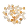 Natural Yellow Hematoid Quartz/Golden Healer Quartz Beads Strands G-H297-B17-02-3