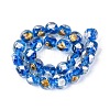 Handmade Gold & Silver Foil Glass Beads FOIL-Q003-01D-2