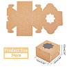 Individual Kraft Paper Cake Box BAKE-FH0001-02B-2