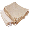 Burlap Packing Pouches Drawstring Bags ABAG-BC0001-02-2