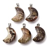 Natural Crazy Agate Pendants G-F820-02L-10-1