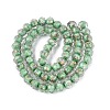 Handmade Foil Glass Beads FOIL-Q001-02C-2