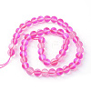 Synthetic Moonstone Beads Strands X-G-R375-6mm-A01-2
