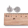 304 Stainless Steel Charms STAS-Q201-T445-4S-4