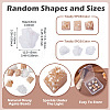 10Pcs 2 Colors Electroplated Raw Rough Natural Druzy Agate Beads G-TA0003-19-4