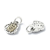 Tibetan Style Alloy Charms PALLOY-Q458-01AG-01-2