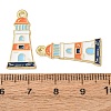 Ocean Alloy Enamel Pendants ENAM-B041-01K-2