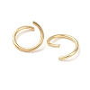 Brass Open Jump Rings KK-G604-08G-13-3