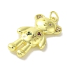 Brass Micro Pave Cubic Zirconia Pendants KK-Z042-16G-04-2