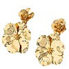 Flower Baking Paint Alloy Dangle Stud Earrings FS-WG1427E-01-1
