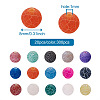 300Pcs 15 Colors Natural Crackle Agate Beads G-TA0001-26-17