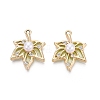 Alloy with ABS Imitation Pearl & Crystal Rhinestone & Acrylic Pendants PALLOY-Q466-04G-02-1