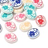 Printed Handmade Porcelain Beads PR-CBAE468-03-1