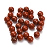 Natural Red Jasper Sphere Beads G-H359-02I-8mm-1