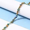 Natural Chrysocolla and Lapis Lazuli Beads Strands G-G018-63-4