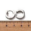 304 Stainless Steel Hoop Earrings EJEW-D331-14P-3