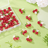 2 Sets Glass & Resin Pendants FIND-TA0006-75-5