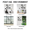 PVC Quotes Wall Sticker DIY-WH0200-075-4