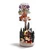 Christmas Theme Resin House Home Decoration DJEW-H013-01B-2