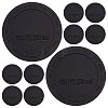 Gorgecraft 12Pcs Silicone Drink Coasters AJEW-GF0004-48B-1