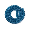Transparent Glass Beads Strands X-EGLA-A044-T6mm-MD27-3