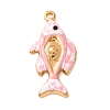 304 Stainless Steel Enamel Pendants SA-CBA59D3-06G-1