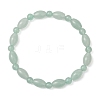 2Pcs 2 Styles  Natural Green Aventurine Beaded Stretch Bracelets for Couple BJEW-JB13416-02-3