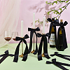 8Pcs Polyester Single Face Satin Ribbon Candle Holder Decoration HJEW-PH02149-4