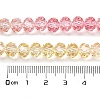 Transparent Painted Glass Beads Strands DGLA-A034-T8mm-A09-3