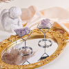 Alloy Mineral Stone Display Holder ODIS-WH0030-239P-4