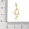 Brass Pendants KK-Q028-66G-3