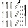 Alloy Drawstring Cord End Cap FIND-NB0006-67P-1