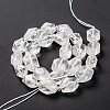 Natural Quartz Crystal Beads Strands G-C182-08-2