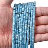 Dyed Synthetic Imperial Jasper Beads Strands G-Z089-A03-F-2