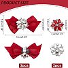  4Pcs 2 Style Glass Rhinestone Shoe Decorations FIND-NB0002-34B-4