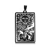201 Stainless Steel Pendants STAS-S105-LA461-7-1