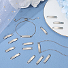 100Pcs 201 Stainless Steel Links/Connectors STAS-BBC0007-41-3