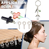 1000Pcs Iron Screw Eye Pin Peg Bails IFIN-ME0001-08-4