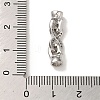 Rack Plating Brass Pave Clear Cubic Zirconia Fold Over Clasps KK-M285-31A-02P-3