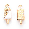 Alloy Enamel Pendants ENAM-R059-05C-RS-2