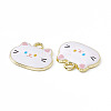 Painted Alloy Pendants PALLOY-P288-02G-07-2